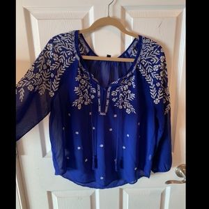 Blue blouse